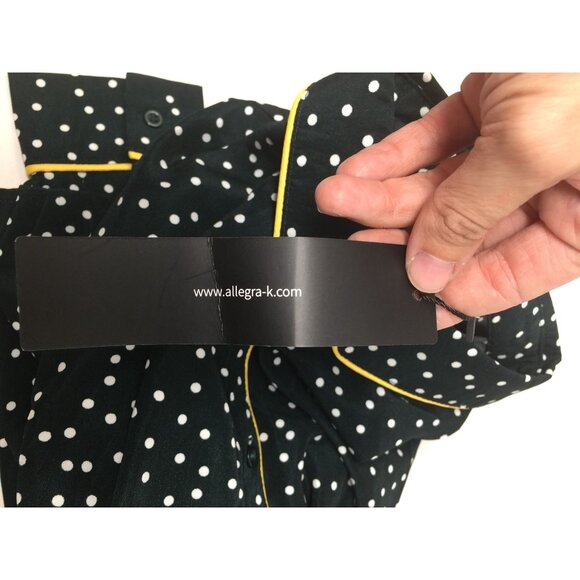 Allegra K Target Button Up Long Sleeve Shirt with Collar Size XS - Picture 7 of 10